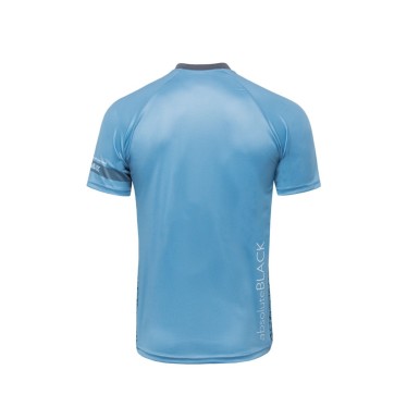 Absolute Black Maillot Manches Courtes Trail Enduro Bleu - Purebike