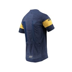 Leatt Maillot MTB 1.0 Zip Bleu Onyx - Purebike