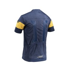Leatt Maillot MTB 1.0 Zip Bleu Onyx - Purebike