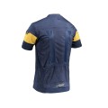 Leatt Maillot MTB 1.0 Zip Bleu Onyx - Purebike