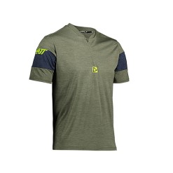 Leatt Maillot MTB 1.0 Zip Vert Cactus - Purebike