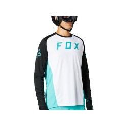 Fox Maillot Defend Manches Longues Teal - Purebike