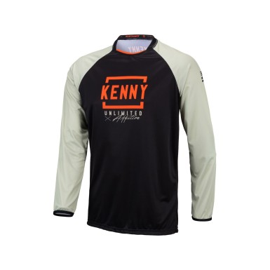 Kenny Maillot Defiant Black Orange - Purebike