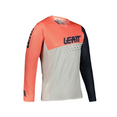 Leatt Maillot MTB Gravity 4.0 Coral - Purebike