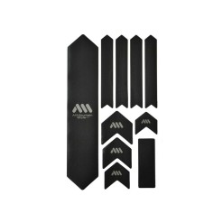 Kit protections de cadre Extra 10 pièces - Noir - Kits de Protection des cadres et fourches VTT  - Purebike - Materiel Velo, Acc