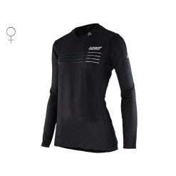 Leatt Maillot MTB Gravity 4.0 Femme Noir - Purebike