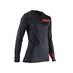 Leatt Maillot MTB Gravity 2.0 Femme Noir - Purebike
