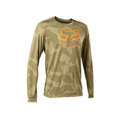 Fox Maillot Manches Longues Ranger Trudri Bark - Purebike