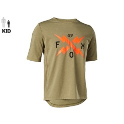 Fox Maillot Ranger Enfant SS Bark - Purebike