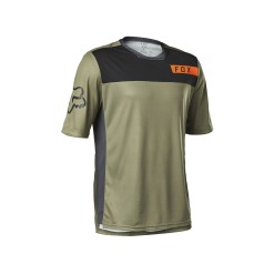 Fox Maillot Defend Moth SS Bark - Purebike