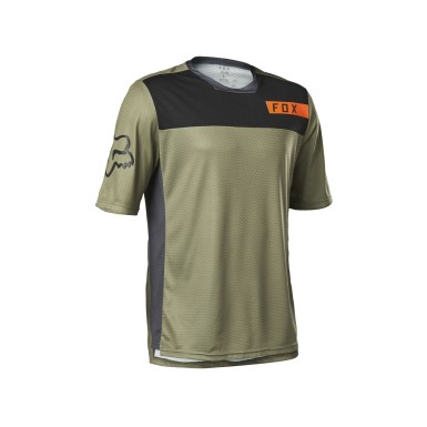 Fox Maillot Defend Moth SS Bark - Purebike
