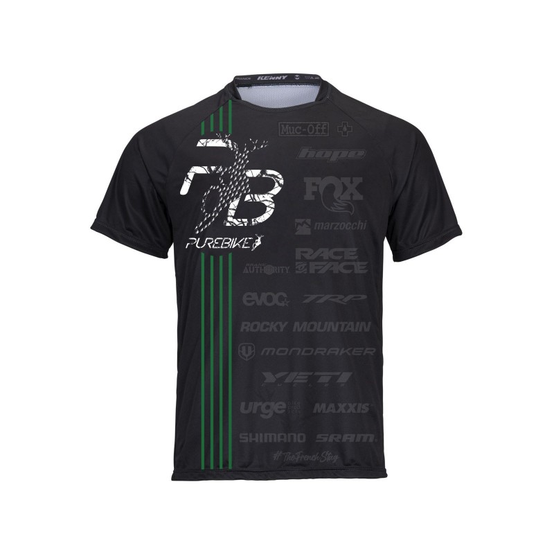Kenny Maillot PureBike Manches Courtes Noir - Purebike