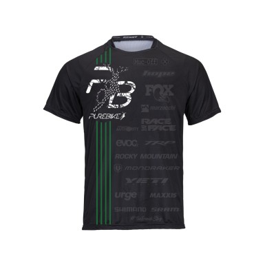 Kenny Maillot PureBike Manches Courtes Noir - Purebike