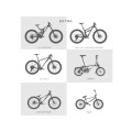 All Mountain Style Kit protections de cadre Extra 10 pièces - Tiger - Purebike