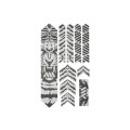 All Mountain Style Kit protections de cadre Extra 10 pièces - Tiger - Purebike