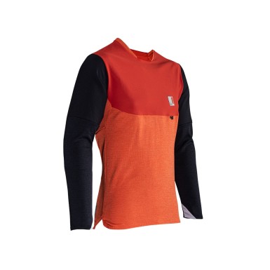 Leatt Maillot MTB All Mountain 5.0 - Orange Glow - Purebike