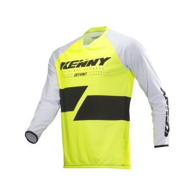 Kenny Maillot Defiant Jaune Fluo - Taille XL - Purebike