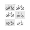 All Mountain Style Kit protections de cadre Extra 10 pièces - Digital Camo - Purebike