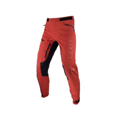 Leatt Pantalon MTB HydraDri 5.0 Rouge Lava - Taille S - Purebike