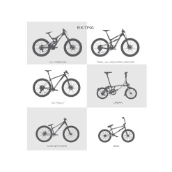 All Mountain Style Kit protections de cadre Extra 10 pièces - Vert - Purebike
