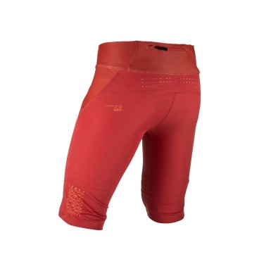 Leatt Short MTB All Mountain 2.0 Femme Rouge Lava - Purebike
