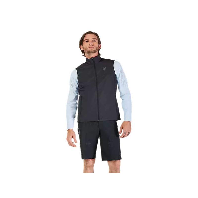 Fox Veste sans manche Ranger Wind - Noir - Purebike