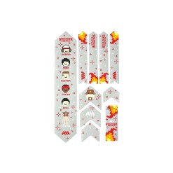 All Mountain Style Kit protections de cadre Extra 10 pièces - Stranger Things 8-bit - Purebike