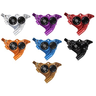 Hope Etrier complet RX4+ Flat Mount +20 - Version Minérale - Purebike