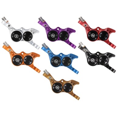 Hope Etrier complet RX4+ Post Mount - Version Minérale - Purebike