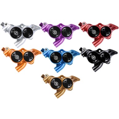 Hope Etrier complet RX4+ Flat Mount - Version Minérale - Purebike