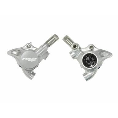 Hope Etrier complet RX2 Flat Mount Version Minérale - Argent - Purebike