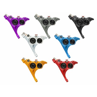 Hope Etrier complet RX4+ SL Flat Mount Avant +20 - Version DOT - Purebike