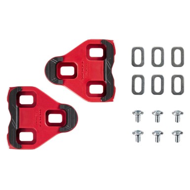 Look Cycle Cales Delta Fitness Grip Rouge - Purebike