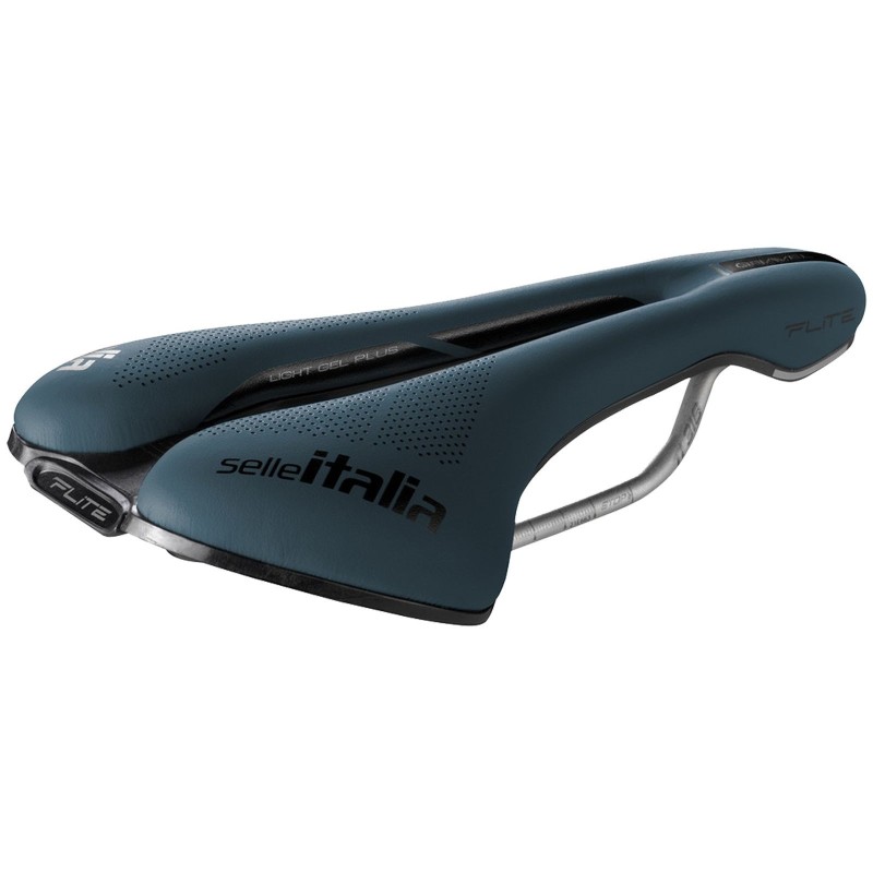 Selle Italia Selle Flite Boost Gravel Ti 316 Superflow Bleu - Purebike