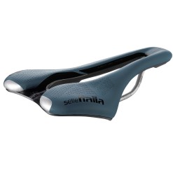 Selle Italia Selle SLR Boost Gravel TI 316 Superflow bleu - Purebike