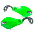 AVS Protège mains avec pattes plastique - Vert - Purebike