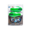 AVS Protège mains avec pattes plastique - Vert - Purebike