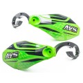 AVS Protège mains avec pattes aluminium - Vert clair / Noir - Purebike