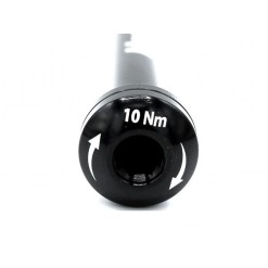 Black Bearing Axe avant F12.5 - L119 - M12x1 - 15 mm (Route) - Purebike