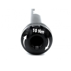 Black Bearing Axe avant F12.5 - L119 - M12x1 - 15 mm (Route) - Purebike