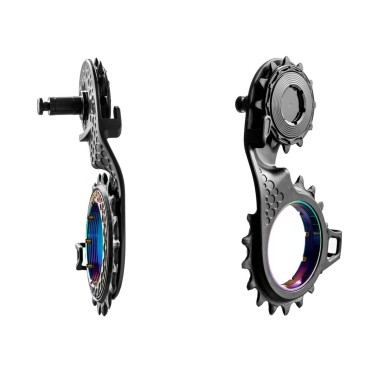 Absolute Black Chape Hollowcage carbone avec roulement céramique pour Shimano 9100 et 8000 - Purebike