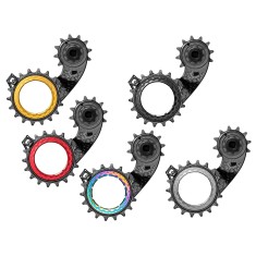 Absolute Black Chape Hollowcage carbone avec roulement céramique pour ETAP AXS - V2 - Purebike
