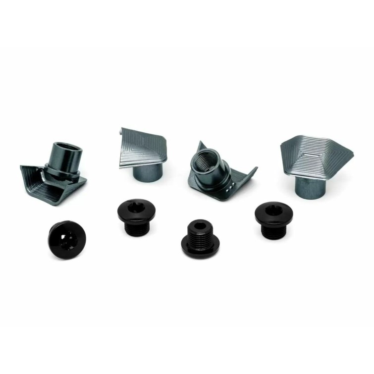 Absolute Black Kit de 4 vis + caches pour pédaliers Ultegra 6800 - Purebike