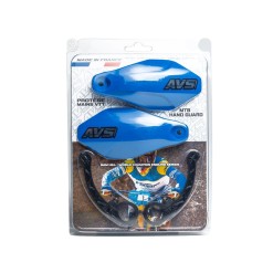 AVS Protège mains avec pattes plastique - Bleu foncé - Purebike