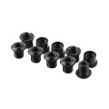 Kit de 5 vis + cheminées pour plateaux. Pièces détachées pour VTT - Purebike