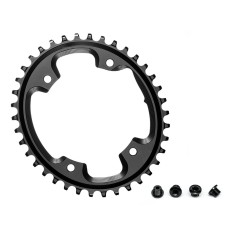 Plateau Cyclocross Oval Narrow Wide 110 mm 4 Trous Noir - Purebike  