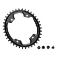 Plateau Cyclocross Oval Narrow Wide 110 mm 4 Trous Noir - Purebike  