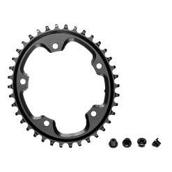  Plateau Cyclocross Oval Narrow Wide 110 mm Absolute Black - Purebike