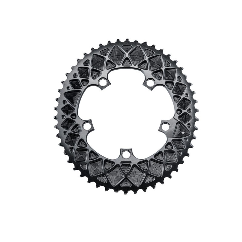 Plateau Ovale Premium - 5 trous 110 mm pour Sram - Noir - Purebike  