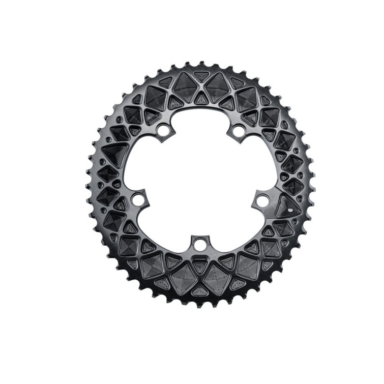 Plateau Ovale Premium - 5 trous 110 mm pour Sram - Noir - Purebike  